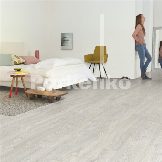 Ламінат Quick Step IMPRESSIVE ULTRA Дуб Patina Classic сірий IMU3560